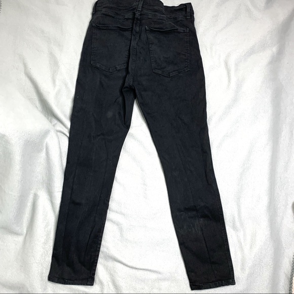 Agolde super high rise black skinny jeans size 31 - Picture 5 of 6